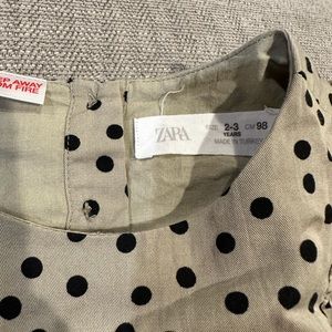 Zara polka dot dress